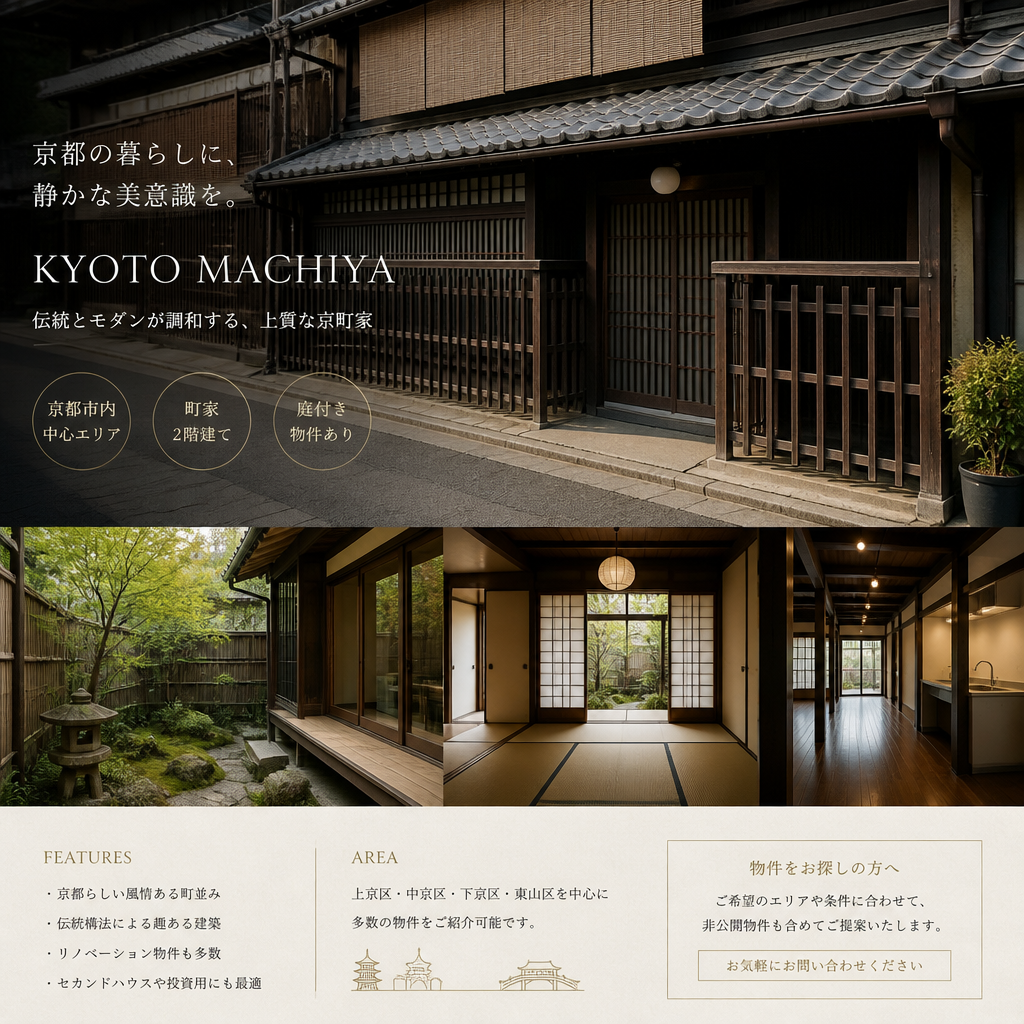 京都市の中古戸建、まだ出会えていない一軒へ。空き家の価値まで見極める、あなたらしい物件選び。
